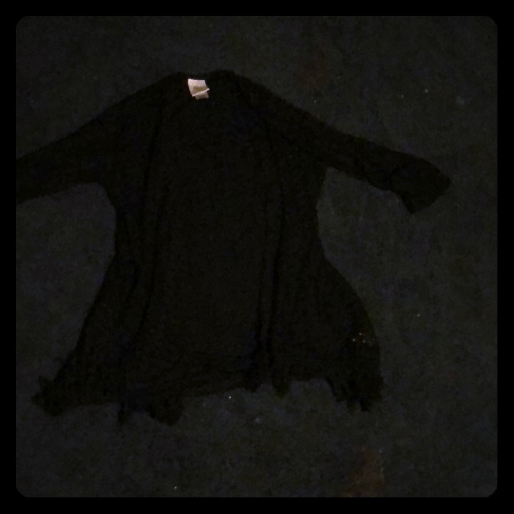 Black sheer sweater